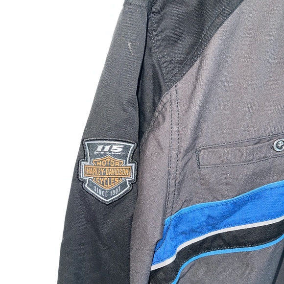 Harley Davidson Men's 115th Anniversary Performance Vented Long Sleeve Shirt 3XL - Picture 3 of 8